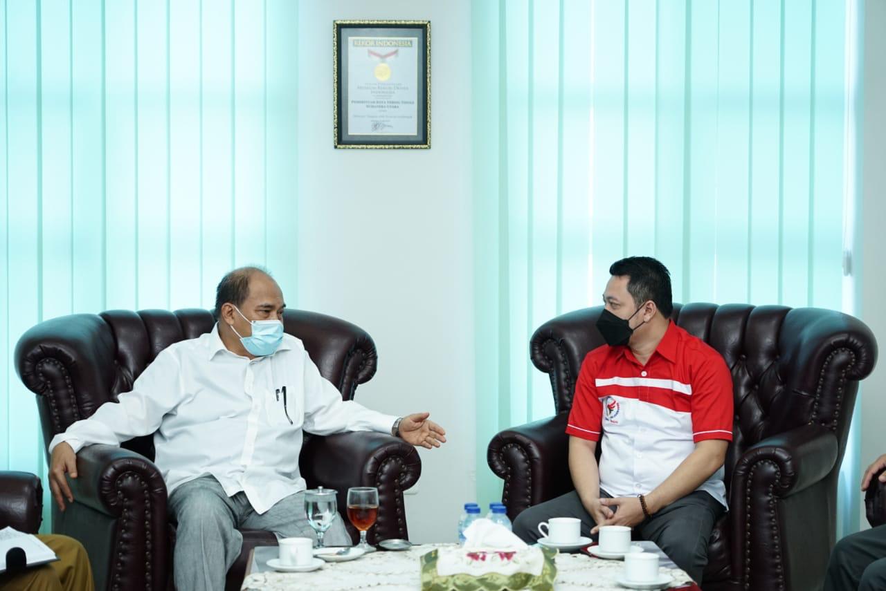 WALIKOTA TEBING TINGGI DUKUNG RENCANA EVENT PB ESI DENGAN MENERAPKAN PROKES COVID-19