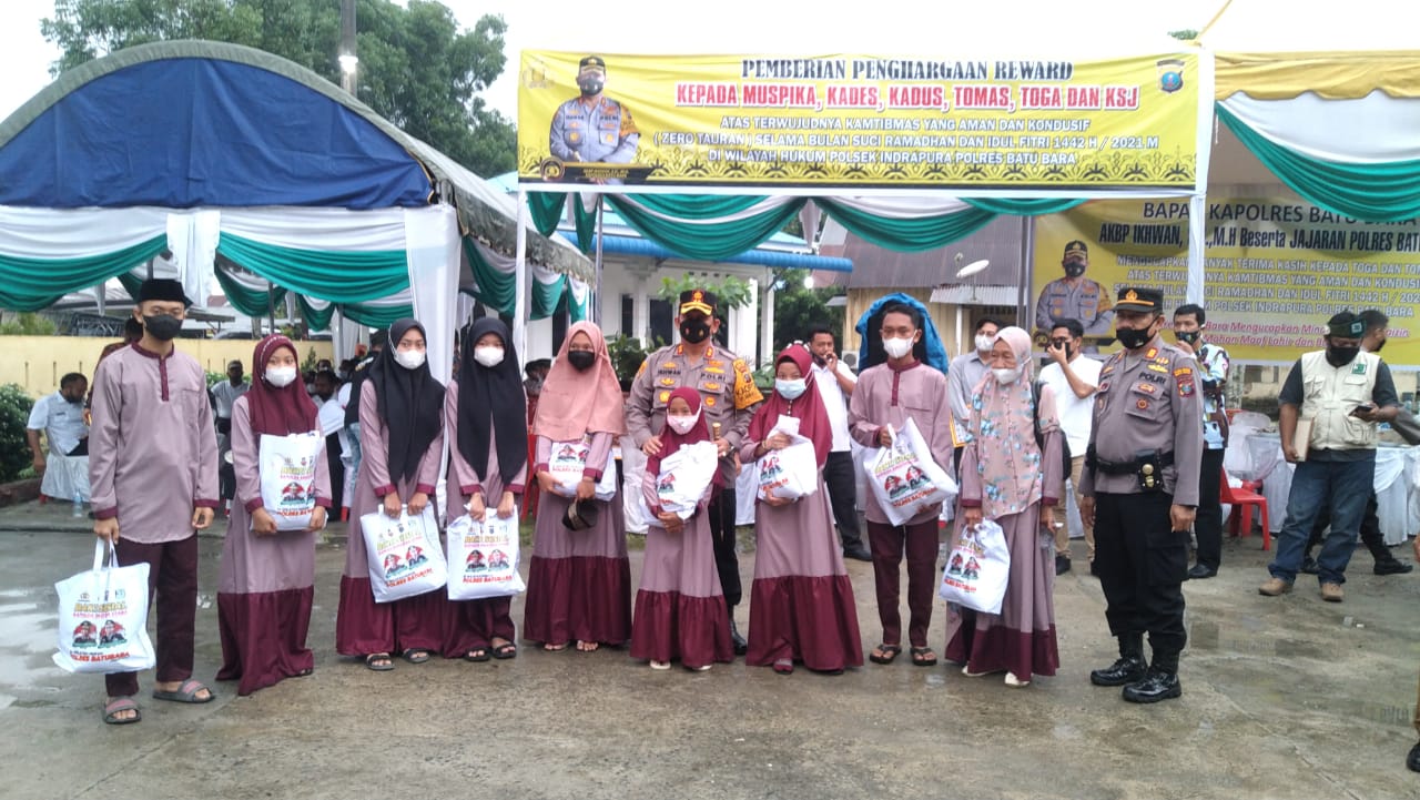 Muspika Air Putih Terima Reward Kapolres Batubara