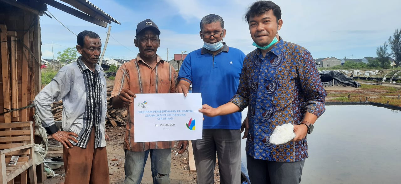 PLN Peduli Dukung Pembangunan Rumah Garam di Aceh