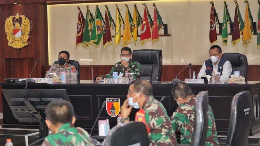 Forkopimda Jatim Gelar Anev Kasus Covid-19 Khusus Bangkalan