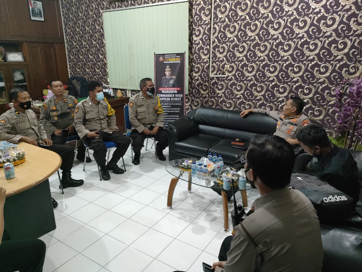 Diruamg Polsek Medan Timur, Divisi Humas Polri Sosialisasi Bhabinkamtibmas Covid-19