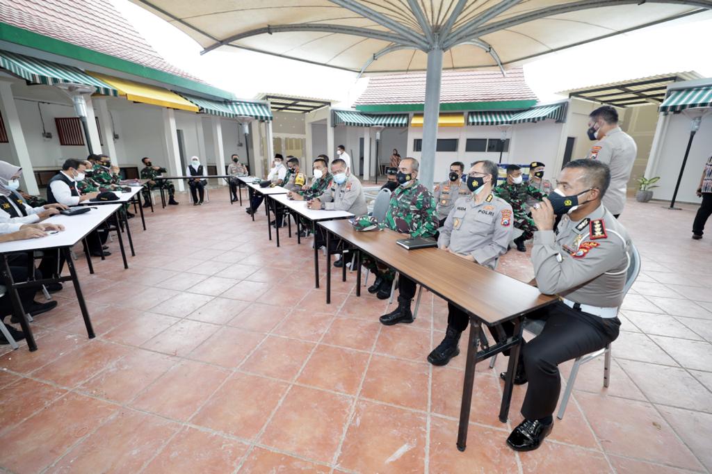 Forkopimda Jatim Gelar Rakor Analisa dan Evaluasi Penanganan Covid-19