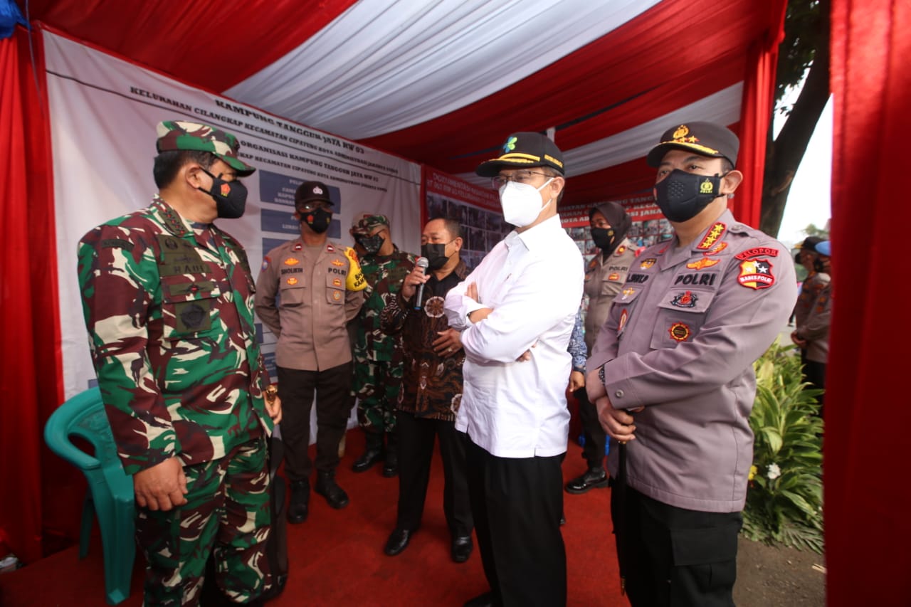 Panglima dan Kapolri Apresiasi Peran 4 Pilar Tekan Kasus Corona