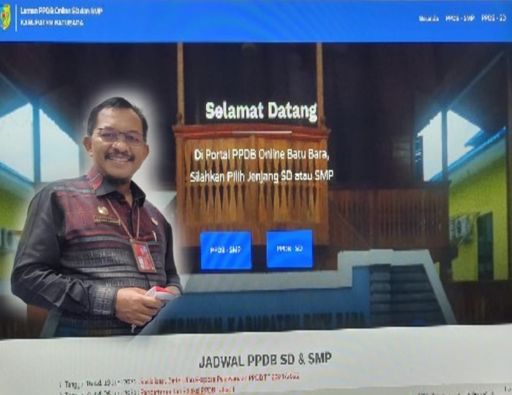 Bupati Batubara Zahir, PPDB Online Bentuk Pencegahan Covid-19, Kadisdik Ilyas : PPDB Online Wujudkan Pendidikan Prima