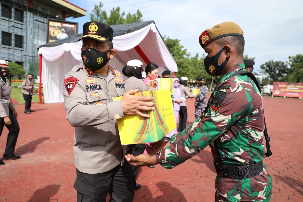 HUT Bhayangkara ke-75, Poldasu Bantu Masyarakat Terdampak Covid-19