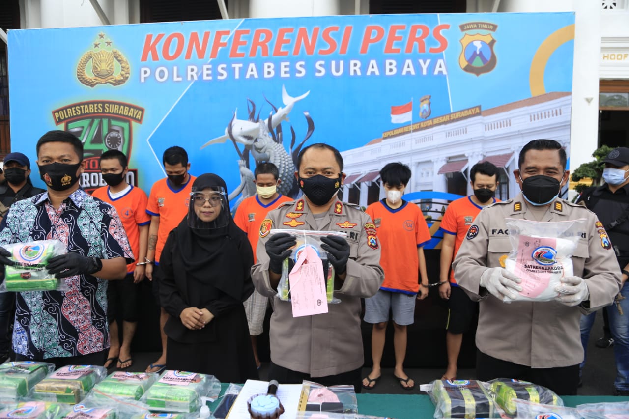 Wow 20,5 Kg Sabu,  Berhasil Diamankan Satresnarkoba Polrestabes Surabaya
