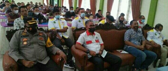 Bupati Palas Buka Kongres Askab, Zainuddin Pimpin Lagi Ketua Askab Palas 2021-2025