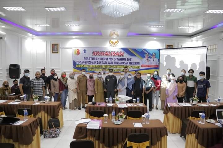 Wawako Solok Buka Sosialisasi PerBKPM No. 5 Tahun 2021 dan Bimtek