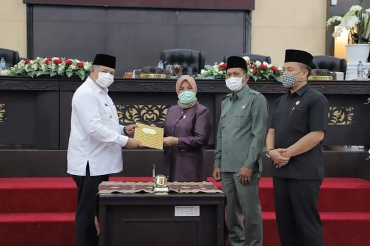 DPRD  Solok Setujui Ranperda Pertanggungjawaban APBD Kota Solok Tahun 2020