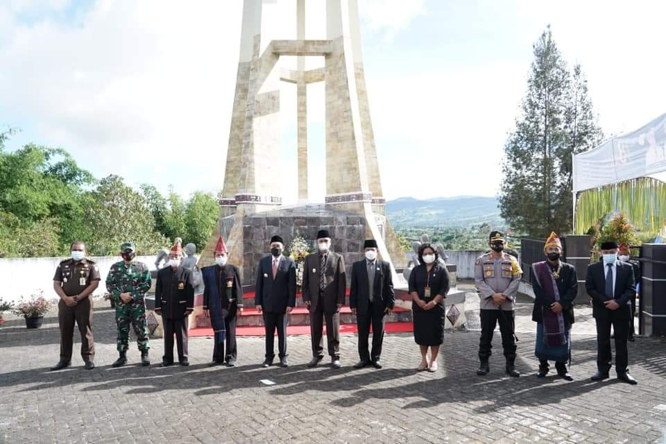 Upacara Peringatan Hari Jadi Pakpak Bharat Yang Ke XVIII Berlangsung Sangat Sederhana 