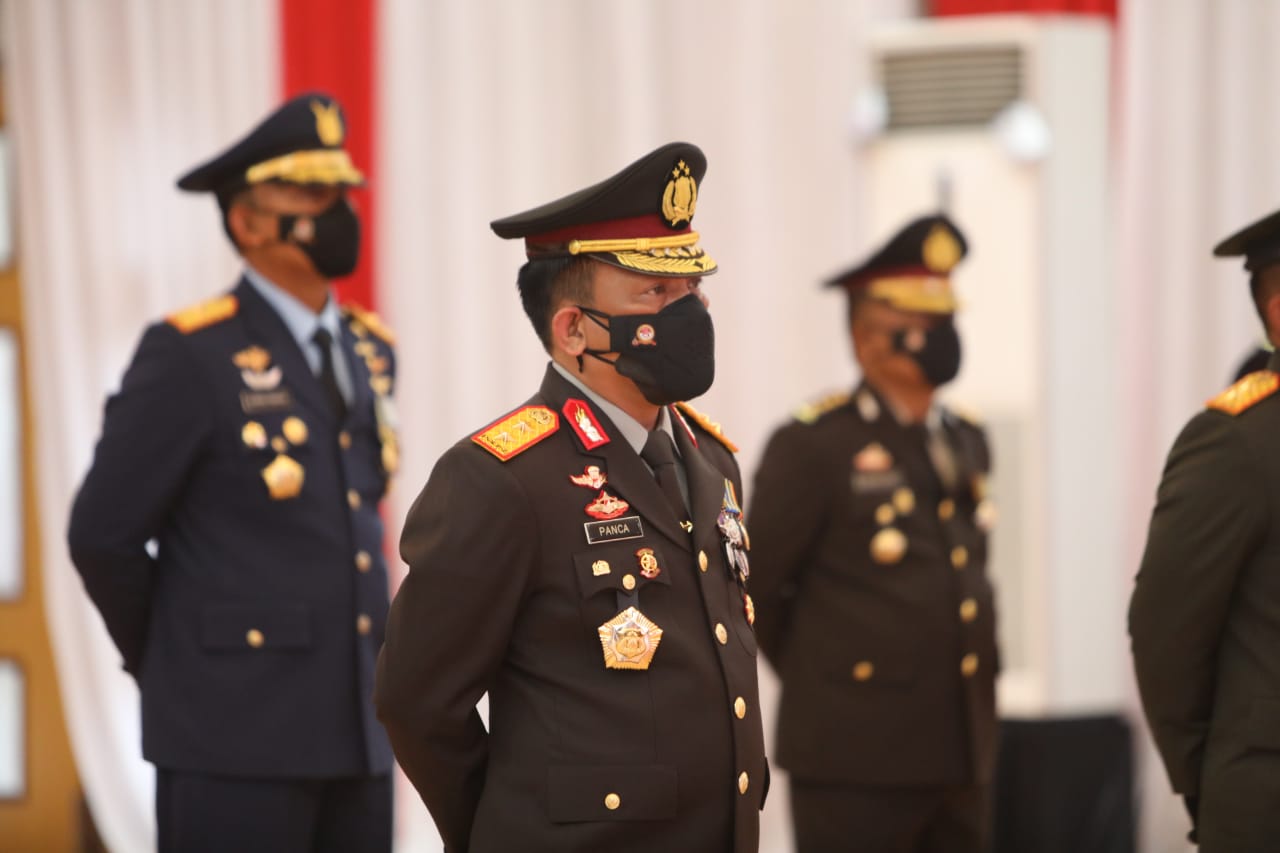 Poldasu Ikuti Upacara Hari Bhayangkara ke 75 Secara Virtual