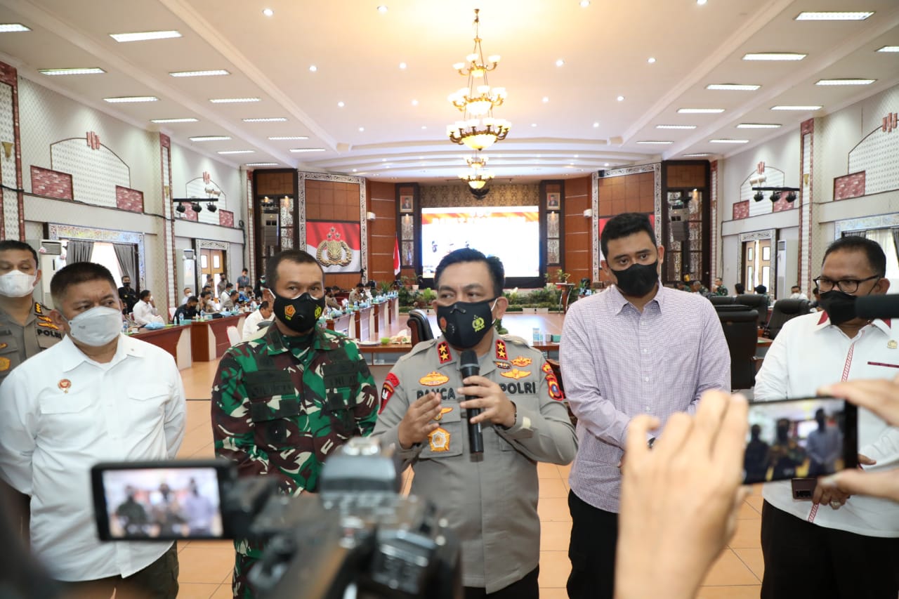 PPKM Darurat di Kota Medan, Kapoldasu: Saatnya kita bergandengan Tangan menghadapi Pandemi