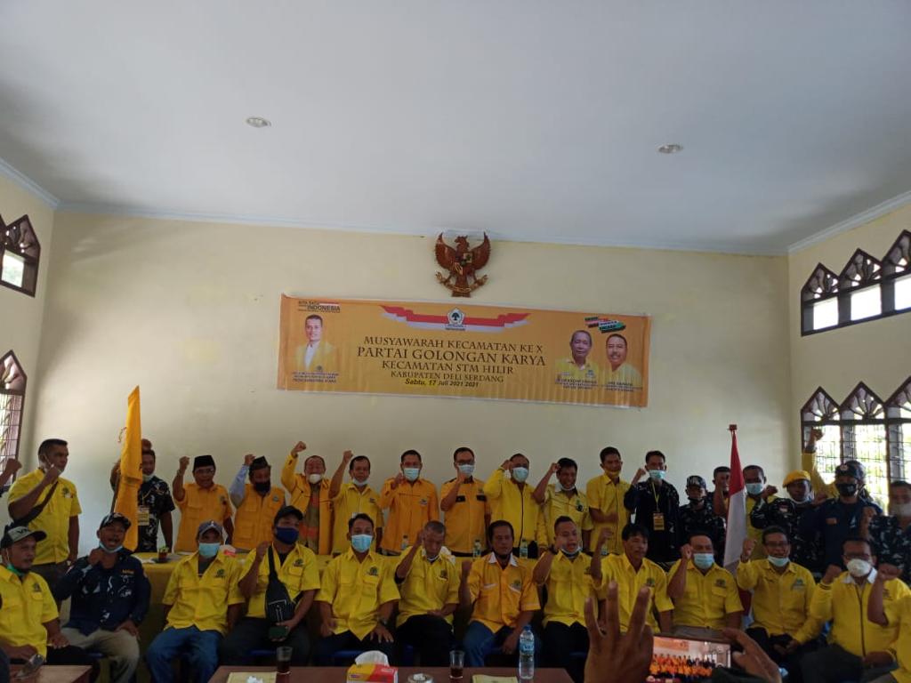 Muscam ke 10 Partai Golkar. Ahmad Lekson Pimpin STM Hilir