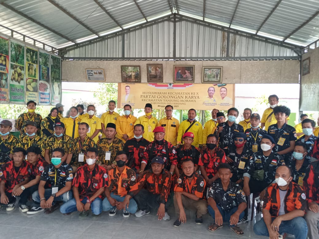 Muscab Partai Golkar,  Sugiono Pimpin Tanjung Morawa, Ini Kata Hamdani Syahputra