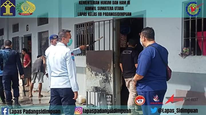  Lapas Kls IIB Padangsidimpuan Deteksi Dini Gangguan Kamtib