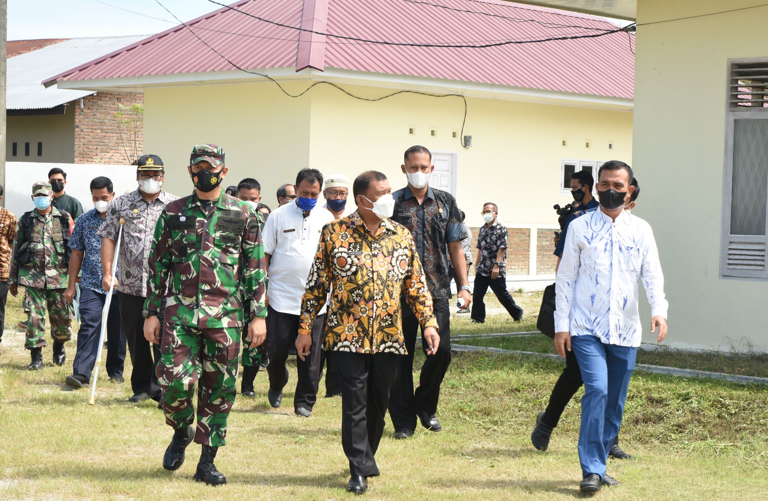 Bupati Deli Serdang Tinjau Rumah Perlindungan Sosial (RPS) Sebagai Tempat Isolasi Terpusat 