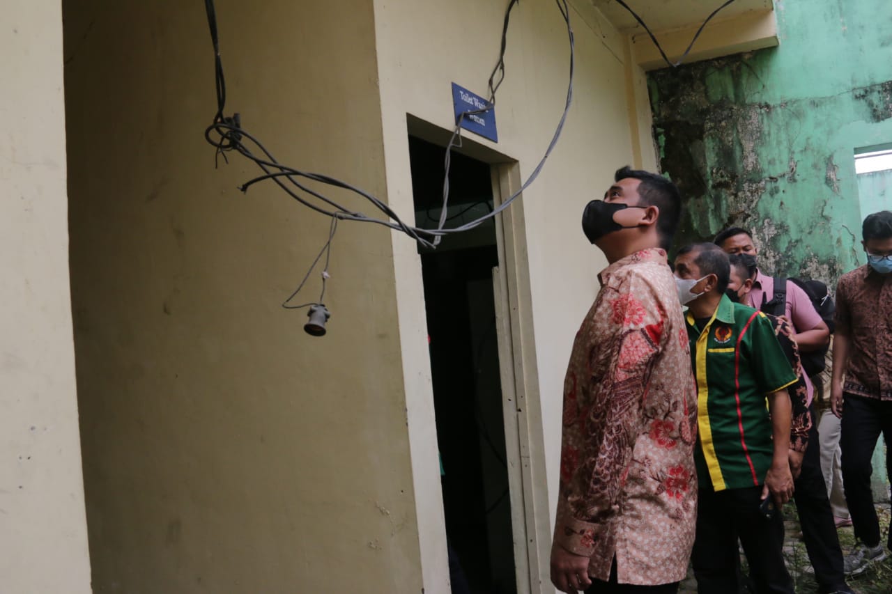 Wali Kota Medan Tinjau Fasilitas Stadion Teladan Medan