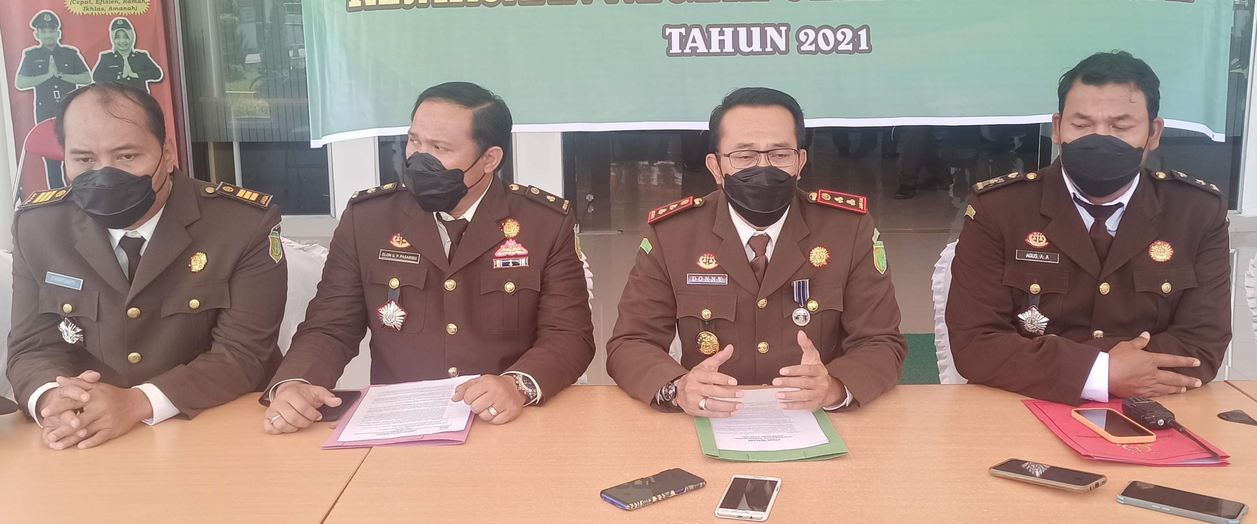 Di HUT Adhyaksa ke 61 tahun 2021, Kejari Sergai Beberkan Sejumlah Penanganan Kasus Tindak Pidana Korupsi dan Lainnya