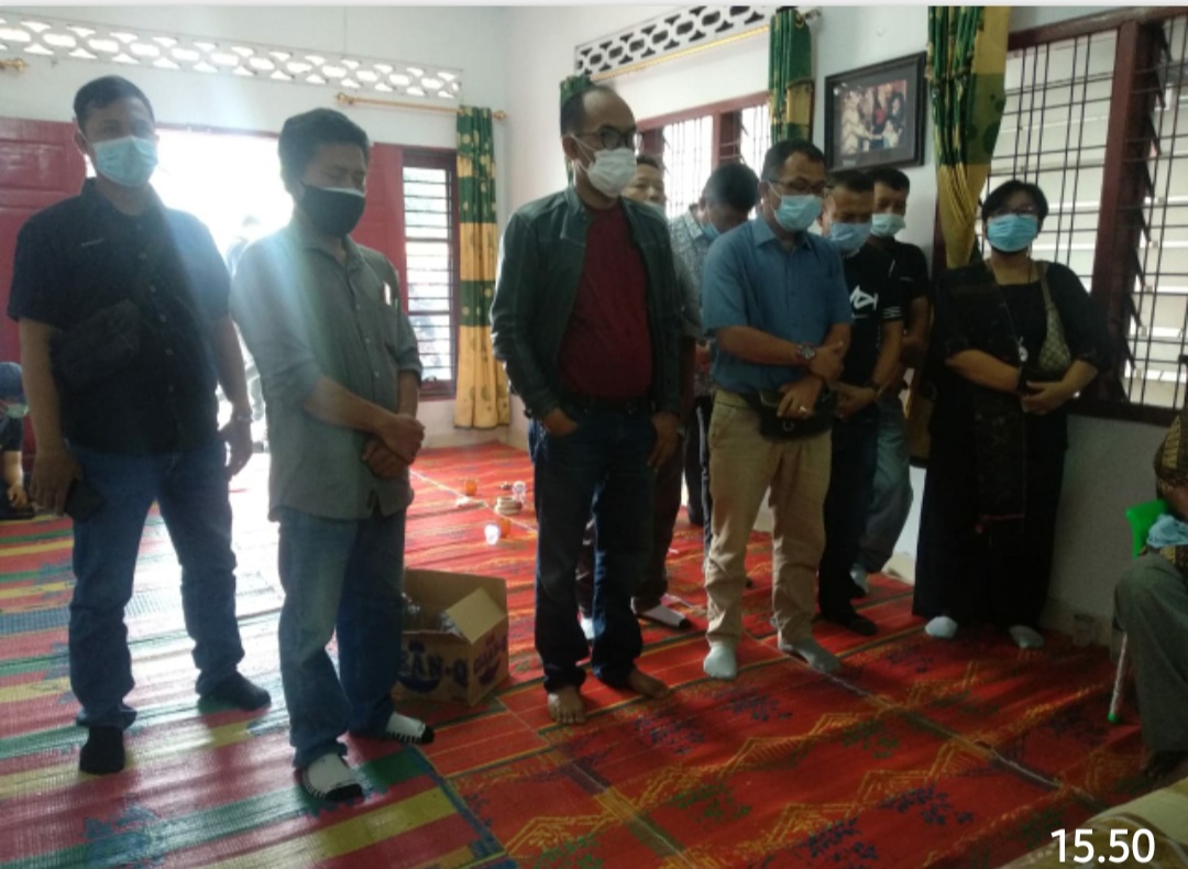 Forkom Polda Sumut Melayat Ke Rumah Jurnalis Henri Sianturi, Ini Kata Jhon Damanik