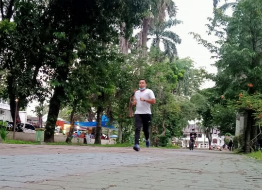 Kanit Reskrim Polsek Medan Iptu Irwansah Sitorus :  Jaga Kebugaran Rutin Olahraga