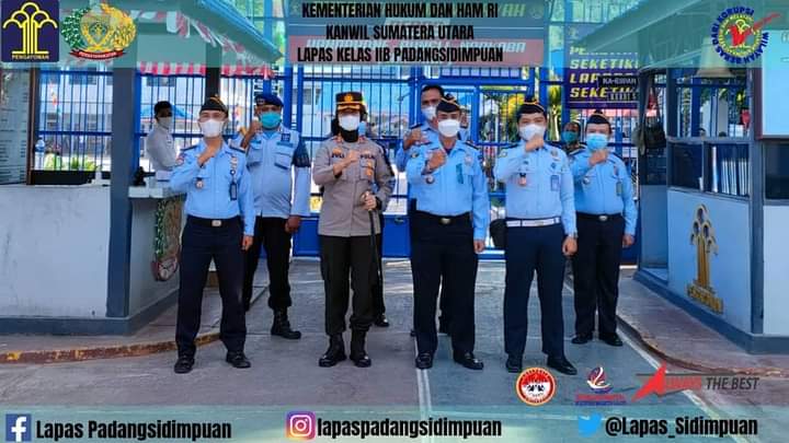 Kapolres AKBP Juliani Prihartini S.IK.MH Kunjungi Lapas Kls IIB Padangsidimpuan