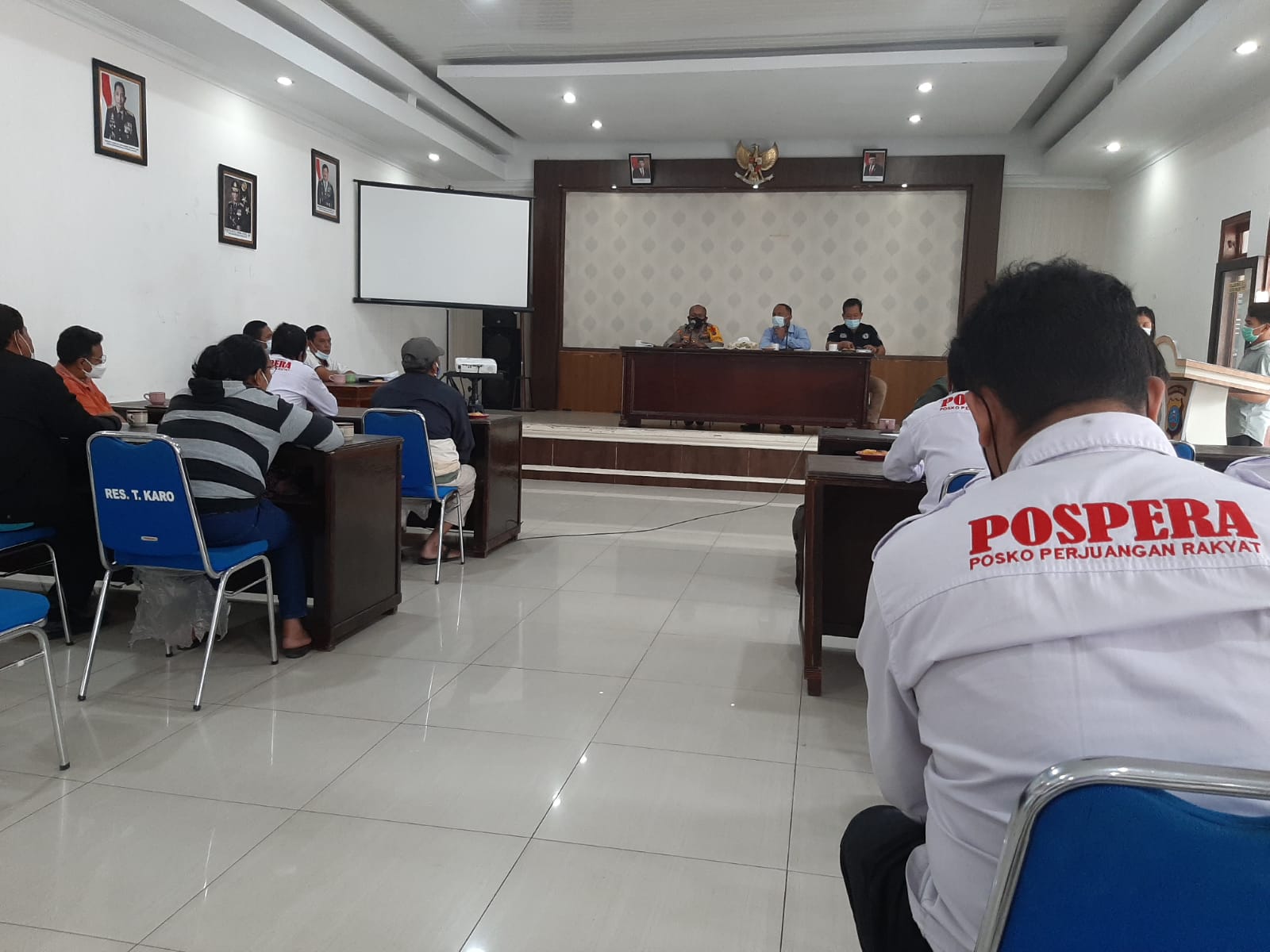 Pospera Saat Silaturahmi ke Polres Tanah Karo