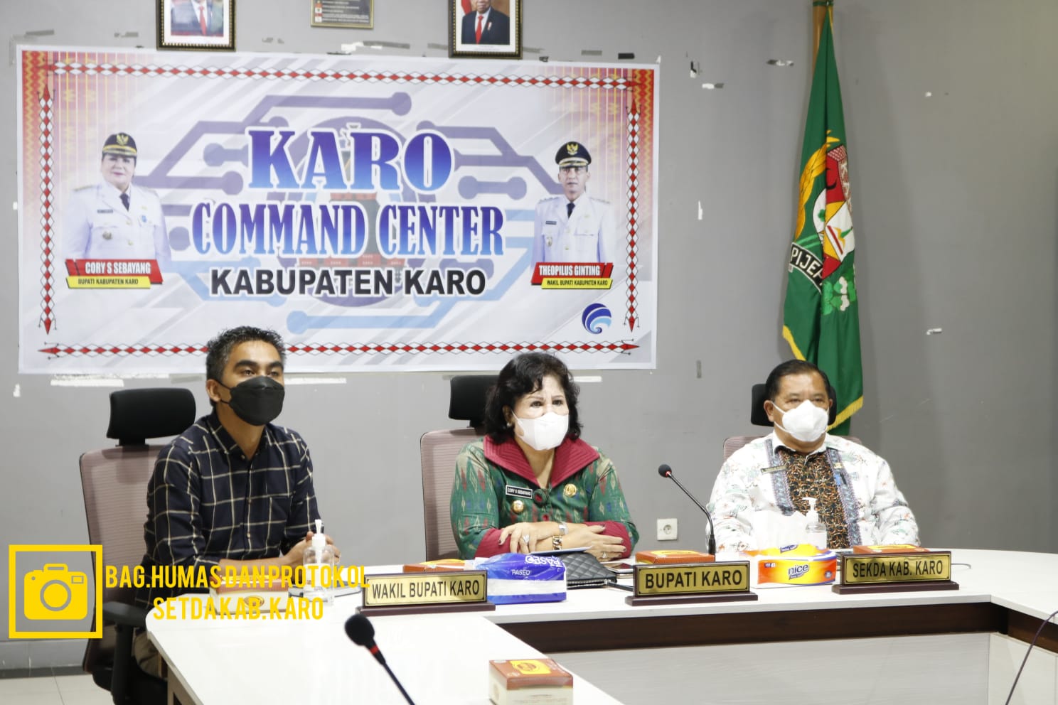 BUPATI KARO LAUNCHING APLIKASI SILABA DAN APLIKASI SILATIH