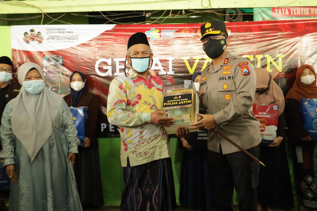 Ketua PW NU Jatim KH. Marzuqi Mustamar Ajak Masyarakat Sukseskan Program Vaksinasi
