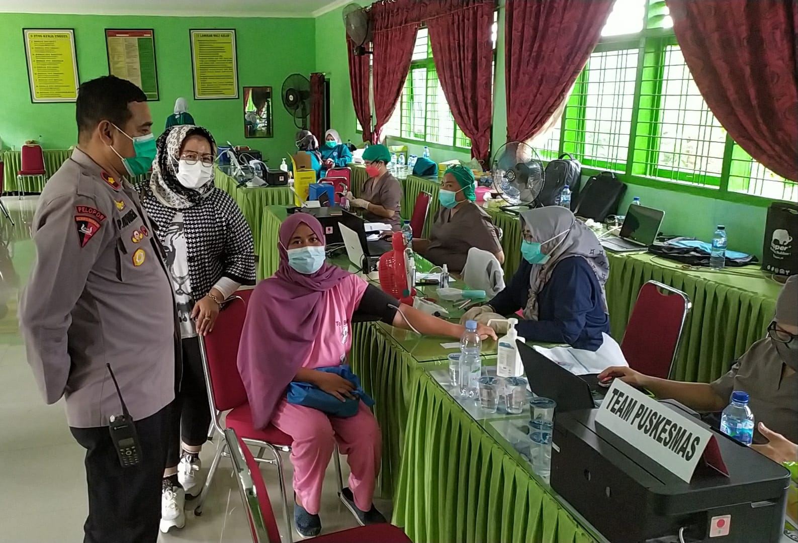 Gelar Vaksin Merdeka, 360 Dosis Disiapkan Polsek Medan Helvetia Untuk Masyarakat Kecamatannya