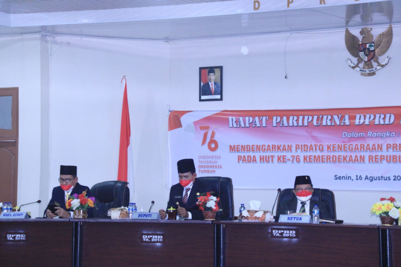 DPRD Nias Barat Gelar Paripurna  Bersama Presiden Jokowi