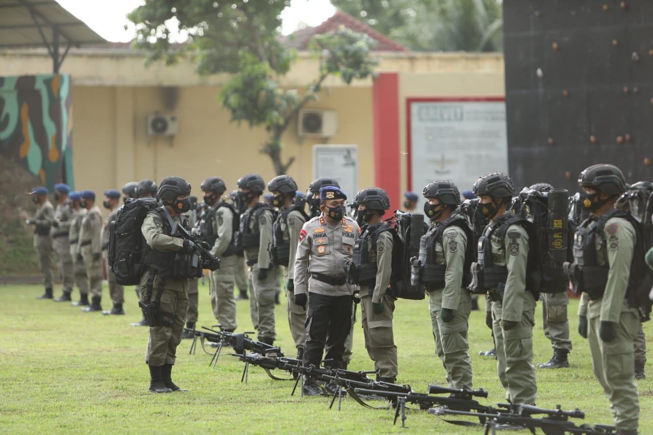 Satgas Amole 2021,  203 personil Brimob ke Papua, Ini Kata Kapoldasu