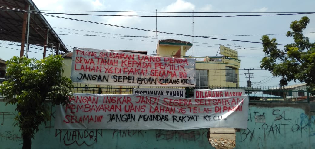 Pemilik Lahan di Jalan Alumunium Minta PT M-G Bayar Denda Uang Sewa