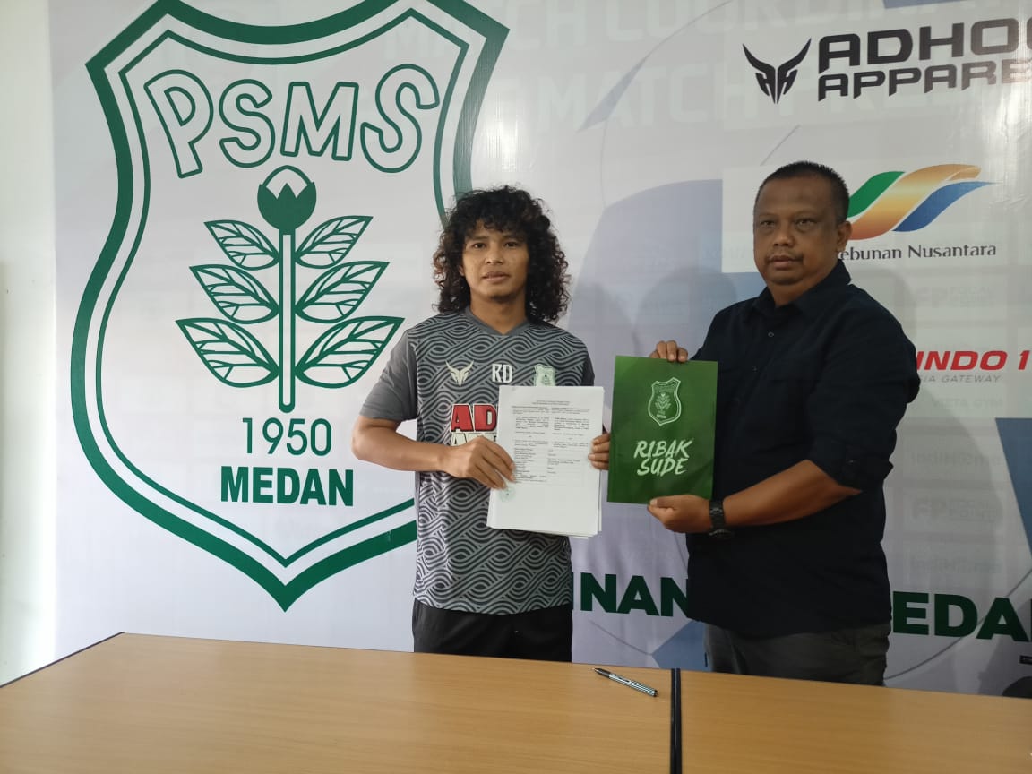 Resmi Dikontrak, Luis Irsandi Kini Berseragam PSMS , Ini Kata Manajer PSMS Mulyadi