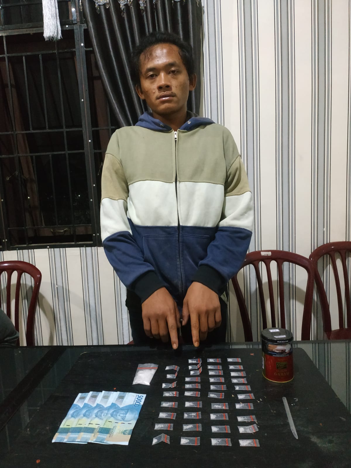 Di duga Pengedar Narkoba Andre Sebayang di Tangkap Polisi