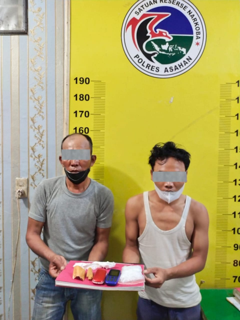 Ngedar sabu di Asahan kedua warga Tanjung Balai Diamankan Polres Asahan