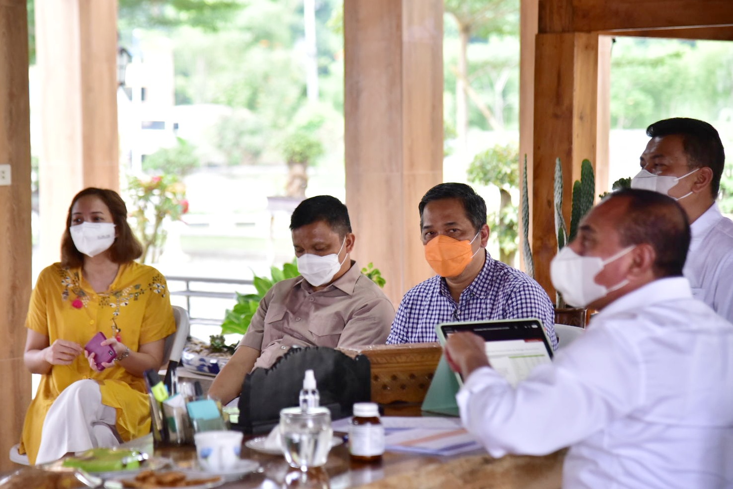 Gubsu Pimpin Rapat Tindak Lanjut Pencegahan dan Penanganan Covid-19 di Sumut