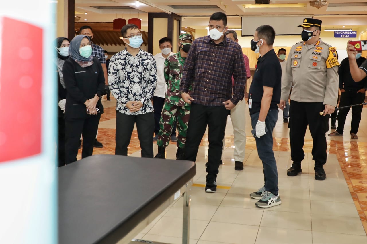 Saksikan Pasien Pertama Masuk Isoter, Wali Kota Medan Fokuskan OTG Untuk Jalani Isolasi di Isoter