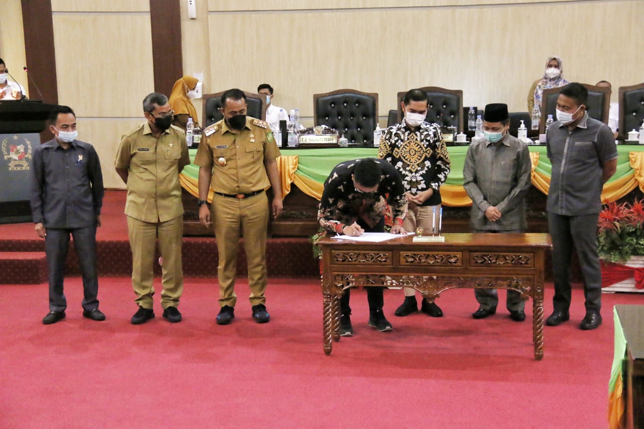 Ranperda RPJMD Kota Medan 2021-2026 Disahkan
