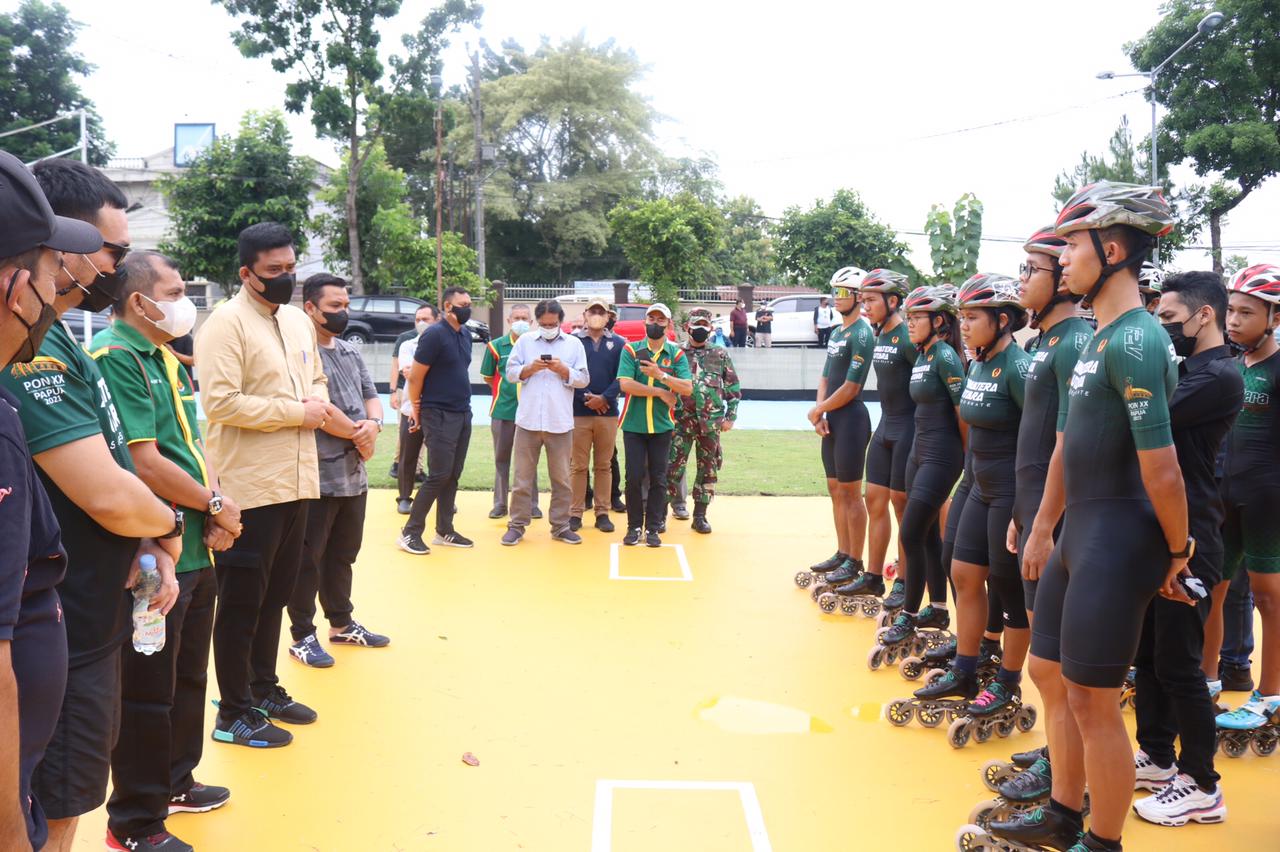 Bobby Nasution Semangati Atlet Medan yang Bawa Nama Sumut di Ajang PON 2021