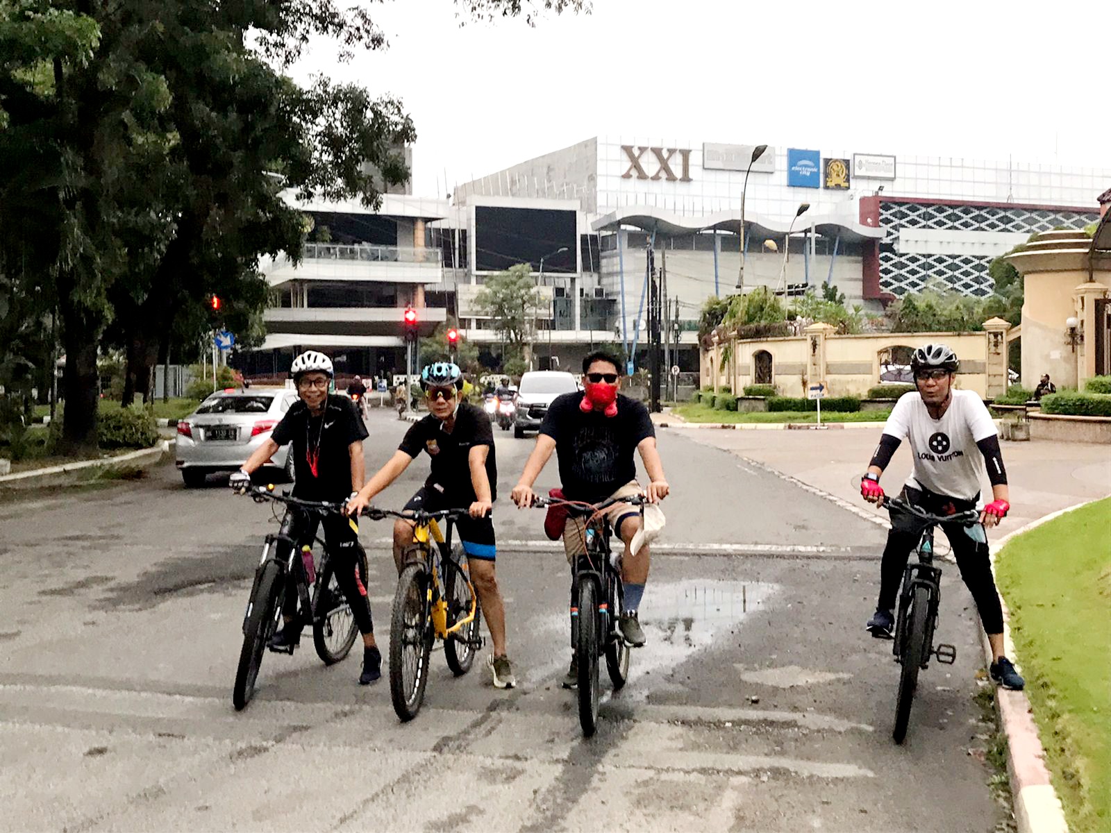 Gowes Jurnalis Medan Bangun  Kebersamaan Tingkatkan Imun
