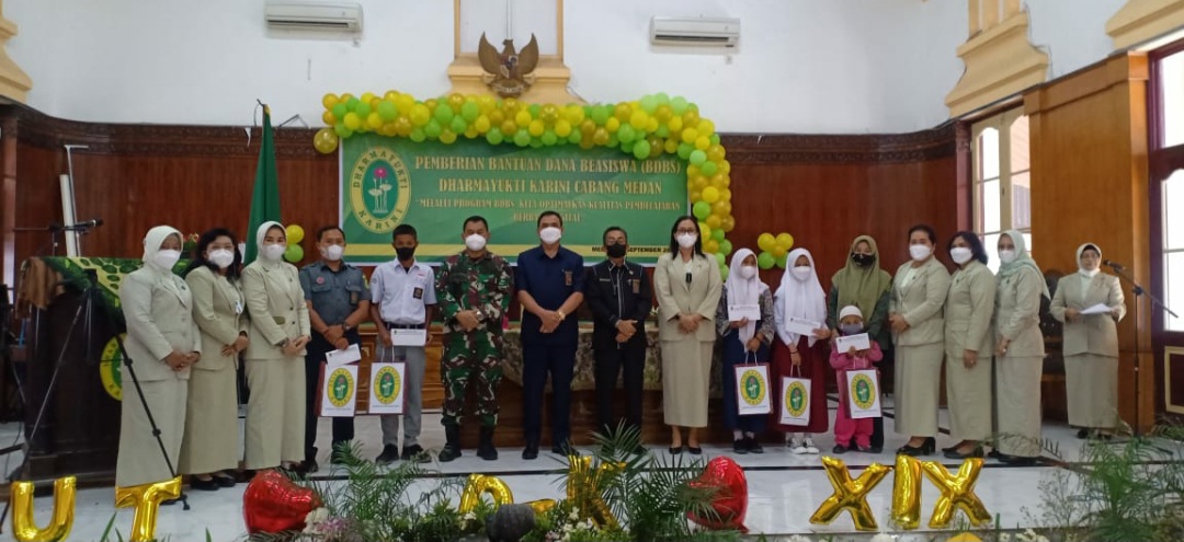 Semarak HUT ke 19, DYK Cabang Medan Serahkan Beasiswa untuk Anak Pegawai dan Honorer