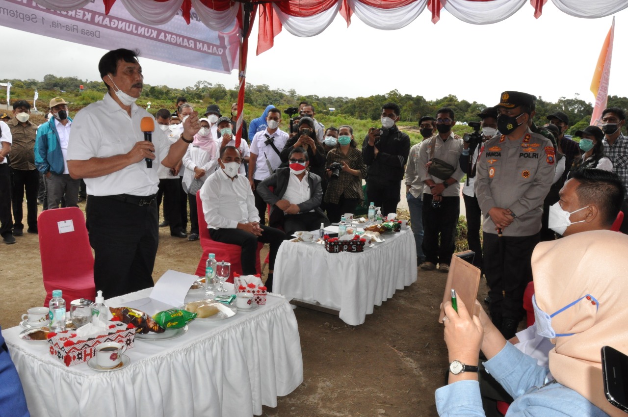 Gubsu, Kapoldasu dan Menko Marves  Tinjau Pengembangan Pertanian Food Estate 