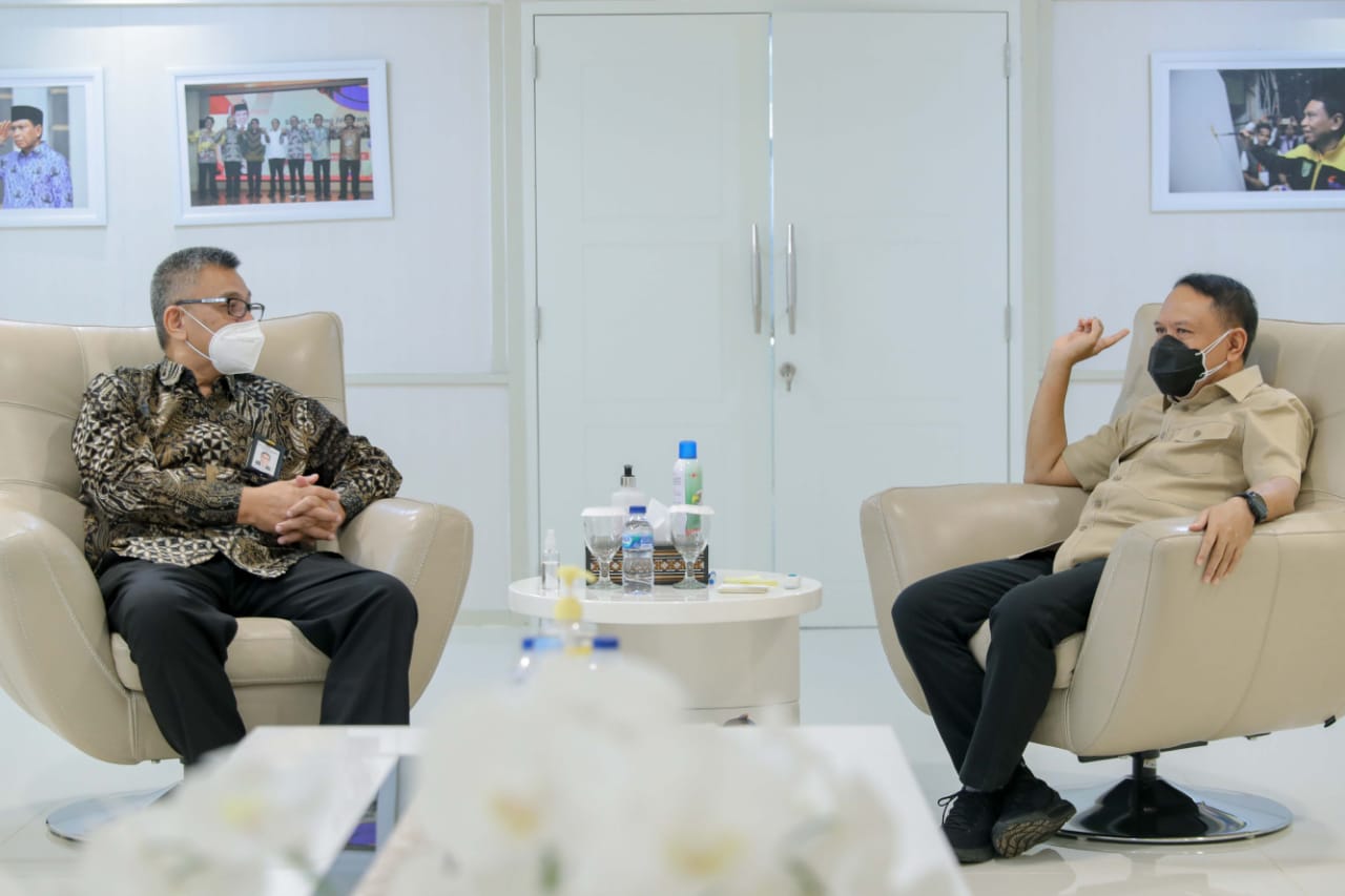 Bertemu Menpora Amali, Ketum PELTI Laporkan Persiapan Tim Indonesia Ikut Davis Cup 2021