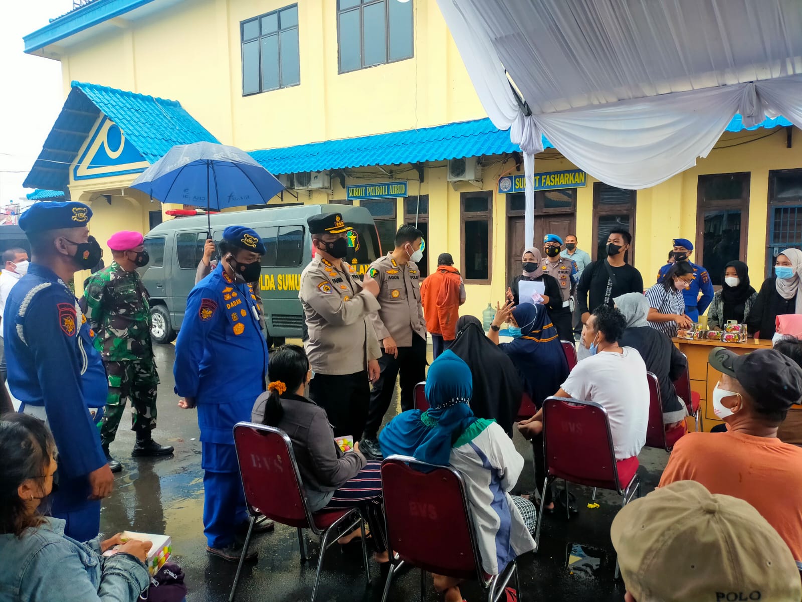 Polda Sumut Gelar Vaksinasi Merdeka Maritim