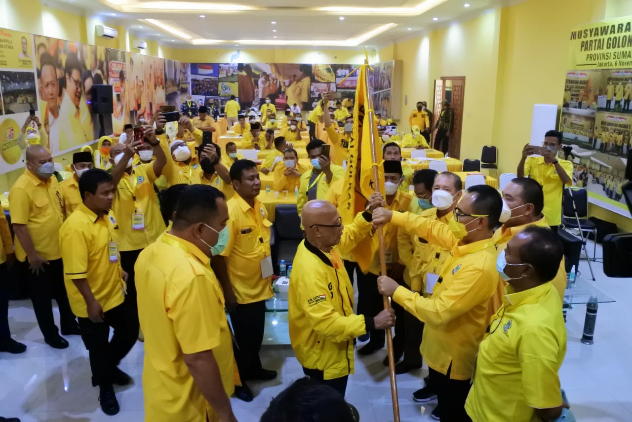 Hamdani Syahputra Terpilih Secara Aklamasi Pimpin Golkar Deliserdang