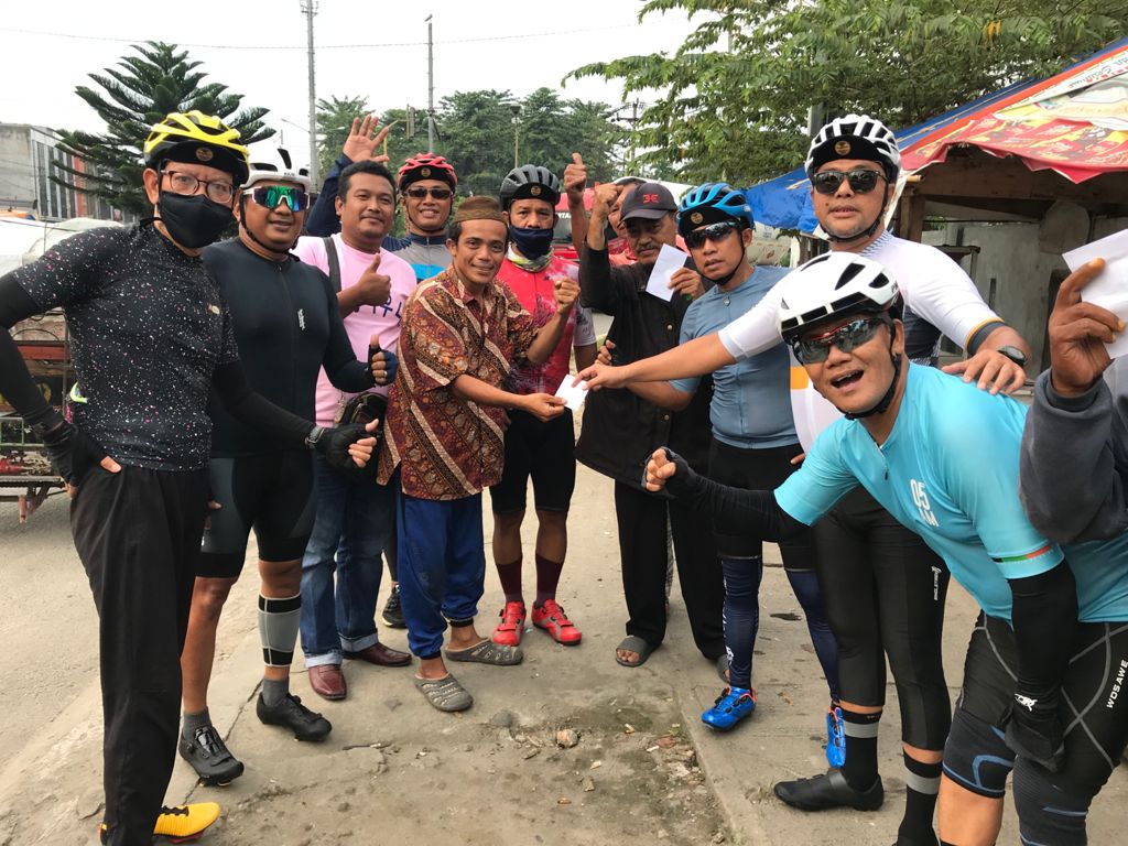 ICC Peduli, Gowes Sembari Berbagi, Ini Kata Pembina Sutarto
