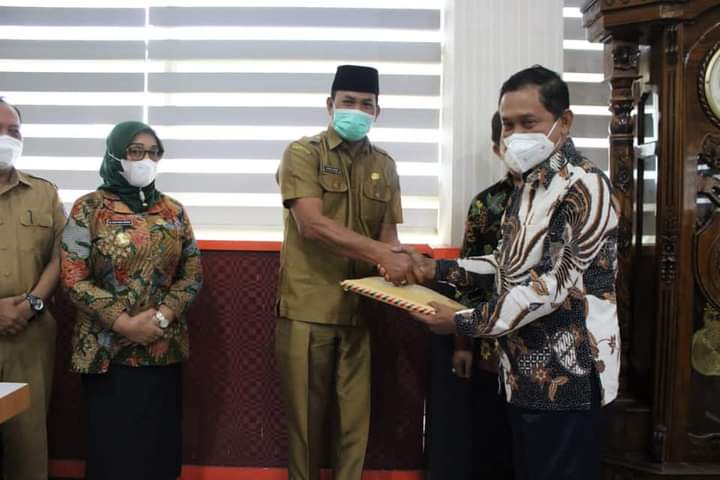 Wabup Labuhanbatu Terima Kunker Tim BP-JHC Provinsi Sumatera Utara