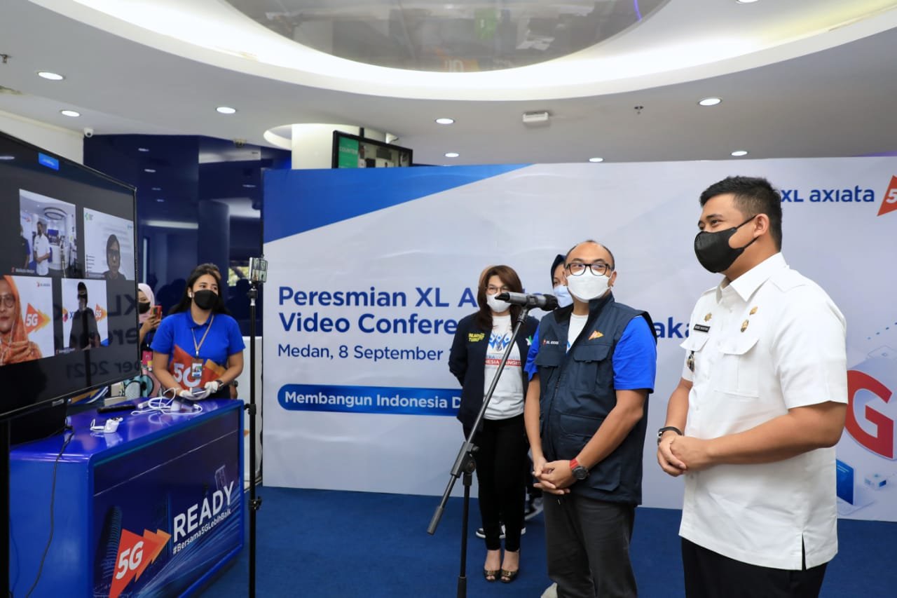 Luncurkan Jaringan 5G, Bobby Nasution berharap Teknologi digital dapat membantu masyarakat di masa Pandemi