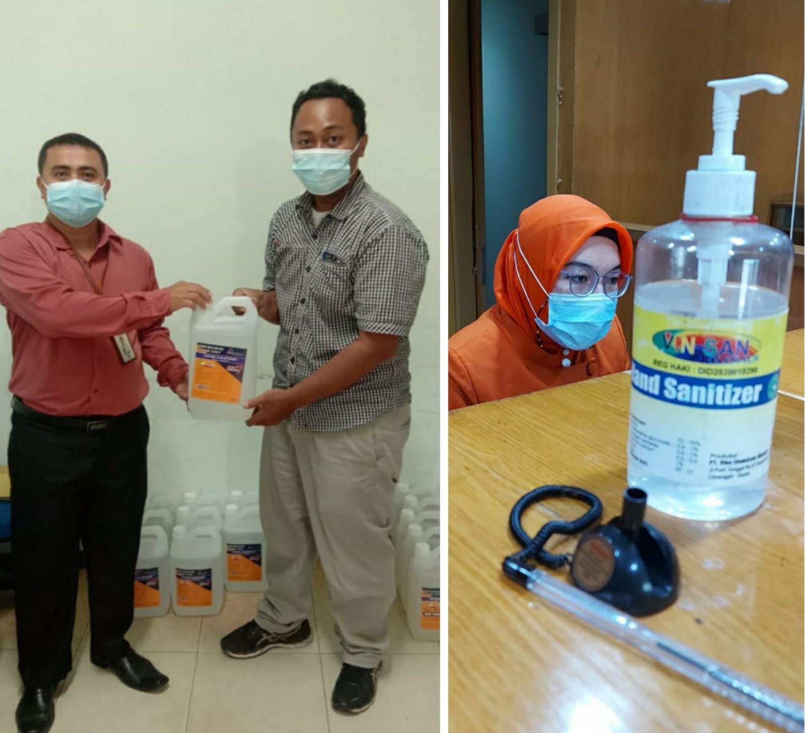 Apresiasi Bank Sumut Berdayakan UMKM Produksi Hendsanitizer, Disetiap Kacab