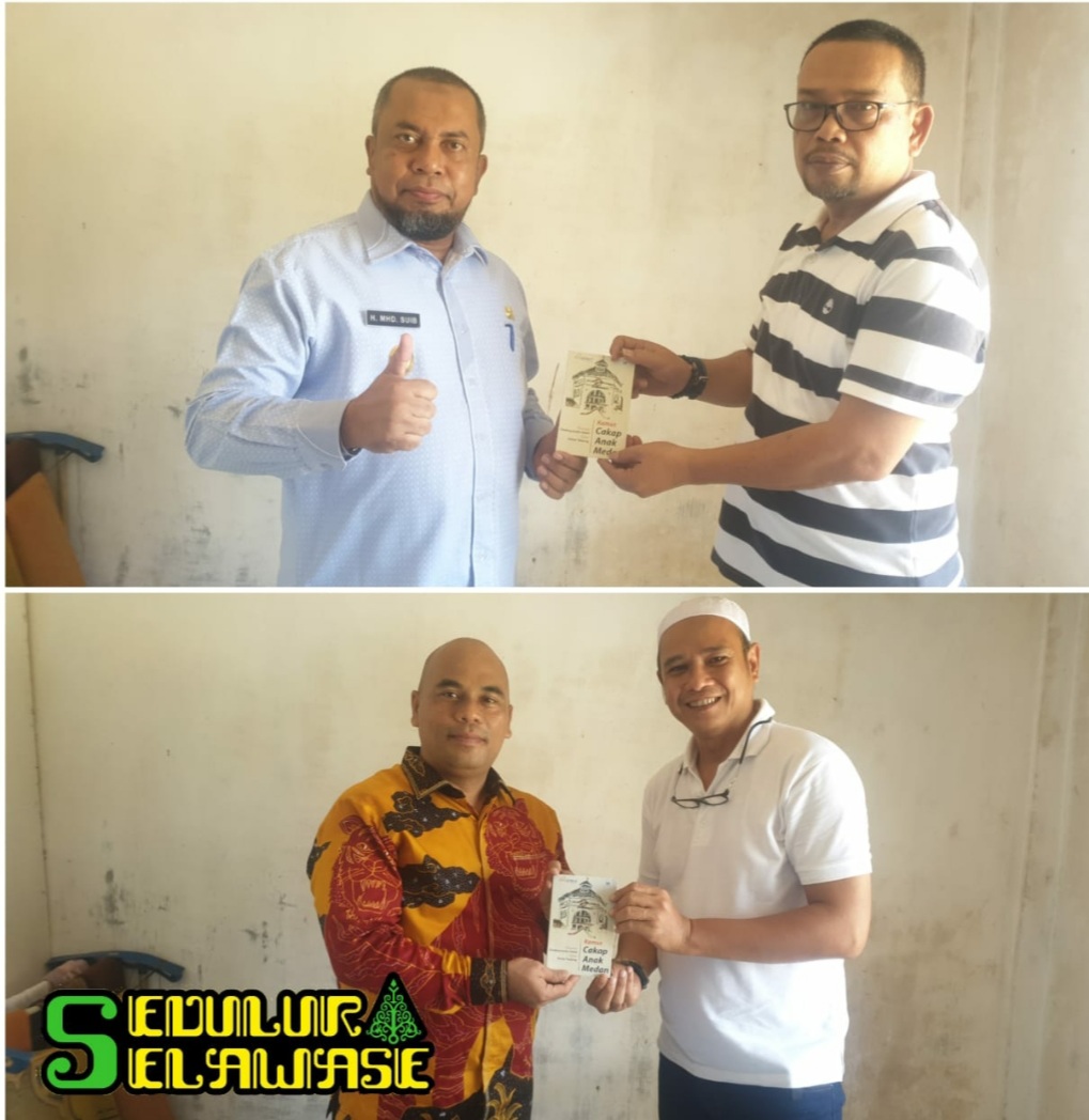 Diserahkan Sedulur Selawase  Buku Choking Diapresiasi Sekda Labura dan Ketua FPG DPRD Labura